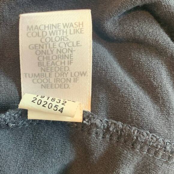 J.Jill Gray Midi Dress M Petite Wearever Collection A-Line Stretch Shift Full - Picture 6 of 6